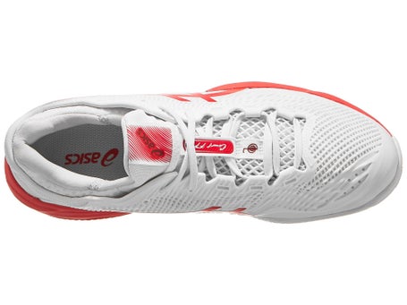 Asics Court FF Novak CLAY White/Orange Men's Shoes Tennis Only