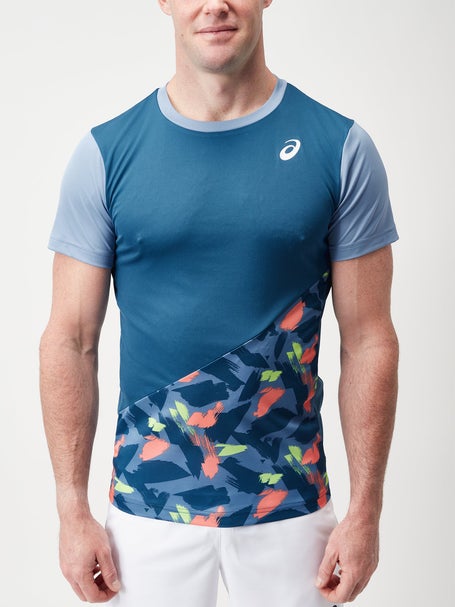 ASICS Mens Court Graphic SS Crew