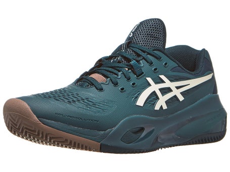 Asics Gel Resolution X Clay Green/Birch Mens Shoes 
