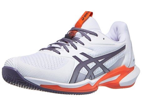 Asics Solution Speed FF 3 Clay Wh/Pur Mens Shoes