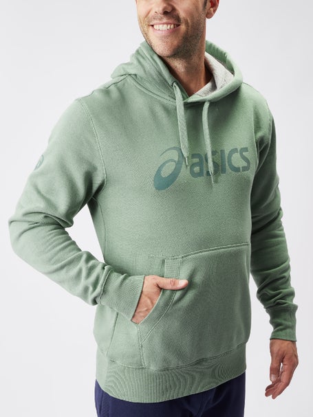 ASICS Mens Fleece Hoodie Slate Grey