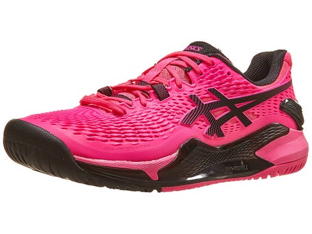 Asics Gel Resolution 9 Clay Hot Pink/Black Mens Shoes