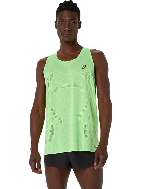 ASICS Mens Metarun Singlet Illuminate Green