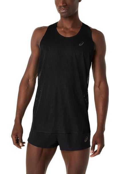 ASICS Mens Metarun Singlet Performance Black