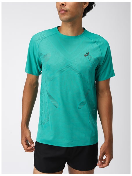 ASICS Mens Metarun Short Sleeve Top Wave Teal