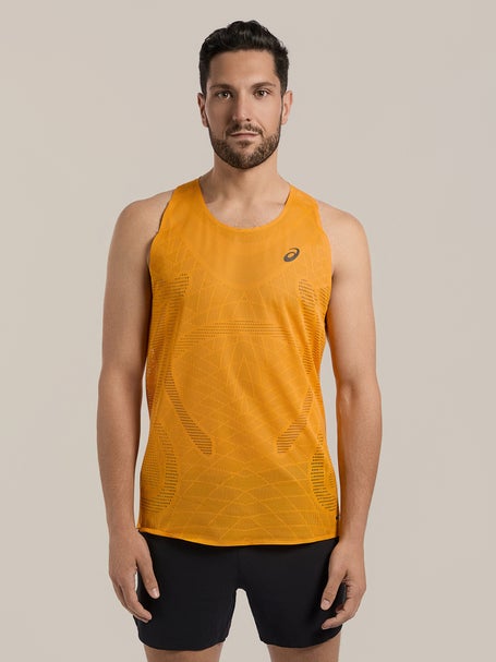 ASICS Mens Metarun Singlet Yamabuki