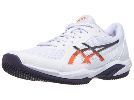 Asics Solution Swift FF 2 CLAY White/Orange Mens Shoes