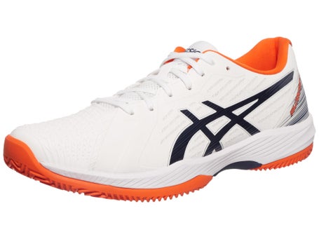 Asics Solution Swift FF Clay White/Blue Men's Shoe | Tennis Only