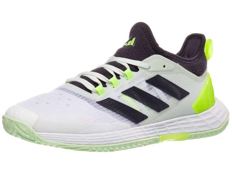 adidas adizero Ubersonic 4.1 White/Lemon Men's Shoe | Tennis Only