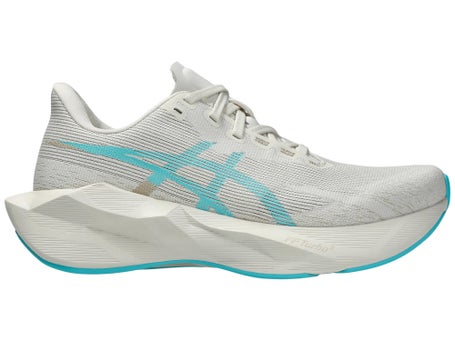 ASICS Novablast 6\Womens Shoes\Soft Oat/Energy Aqua