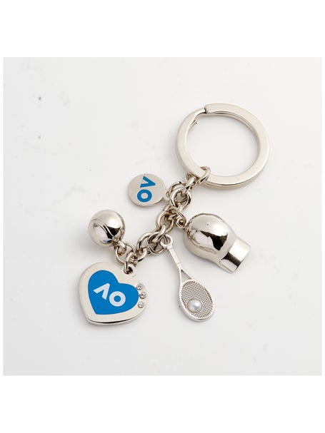 Australian Open 2025 Silver Charm Keyring
