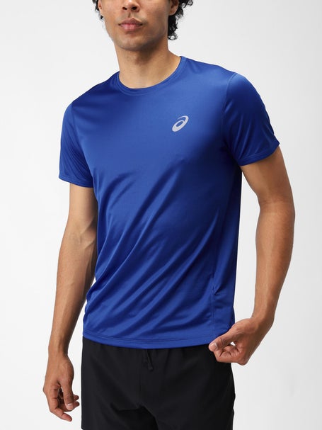 ASICS Mens Silver Short Sleeve 