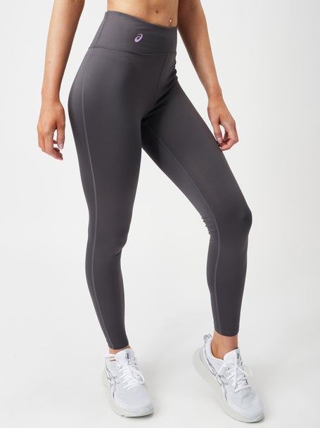 Asics Womens Logo Graphic Tight Obsidian Grey