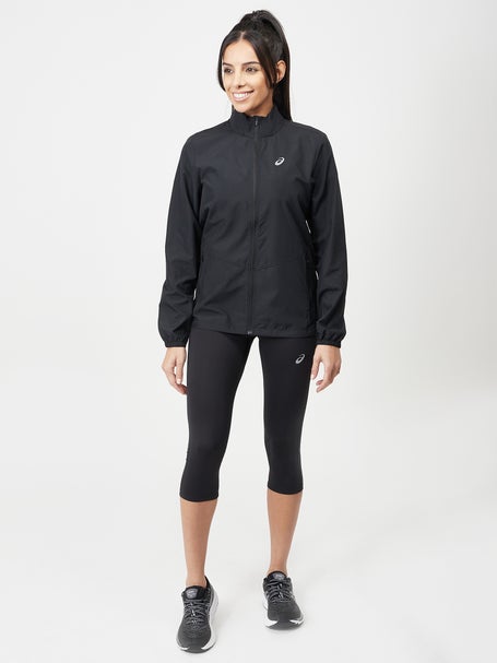 ASICS Womens Silver Jacket Black