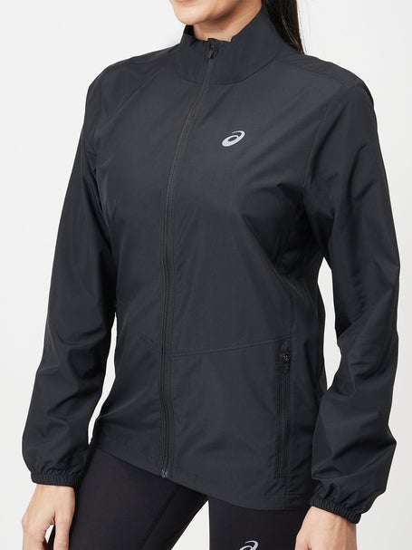 ASICS Womens Silver Jacket Black