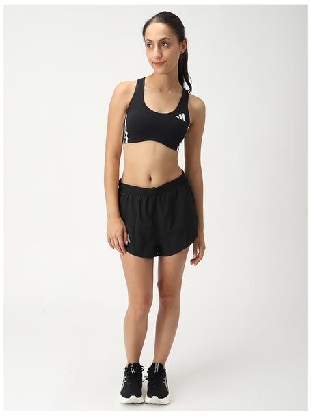 adidas Womens adizero Medium Support Bra Black