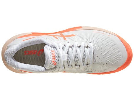Asics Gel Challenger 14 White/Sun Coral Womens Shoes