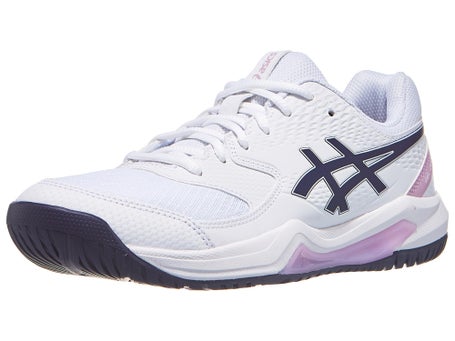 Asics Gel Dedicate 8 White/Indigo Fog Womens Shoes 