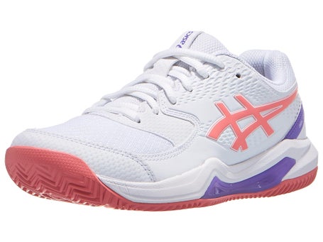 Asics Gel Dedicate 8 Padel\White/Guava Womens Shoes