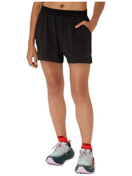 ASICS Womens Fujitrail Peak Short Perfomance Black