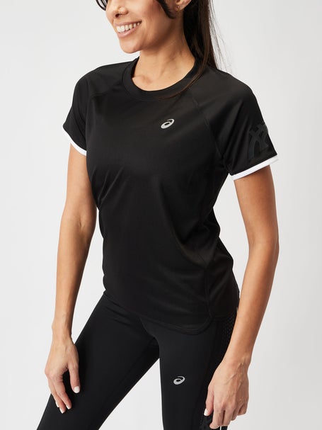 ASICS Womens Icon Short Sleeve Top Black