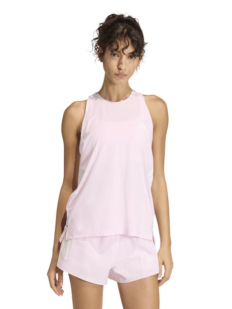 adidas Womens Iconic Tank Clear Pink