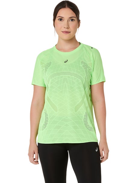 ASICS Womens Metarun Short Sleeve Illuminate Green