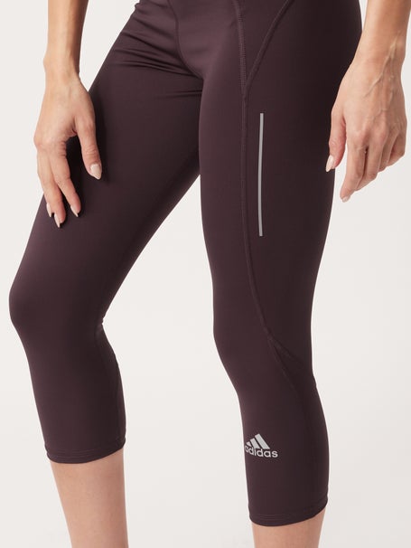 adidas Own the Run 3/4 Running Leggings - Red | adidas Canada