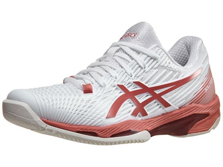 Asics Solution Speed FF 2 White/Lt Garnet Womens Shoes