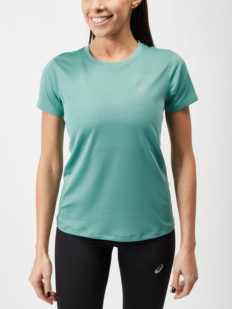 Asics Womens Silver Short Sleeve Top