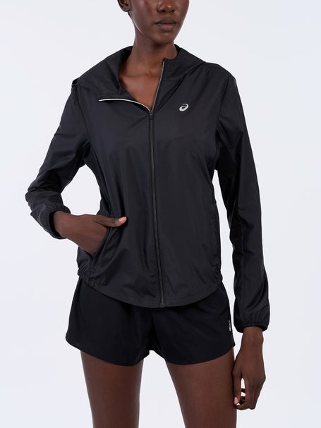ASICS Womens Silver Jacket Performance Black