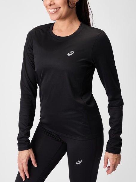 ASICS Womens Silver Long Sleeve Top