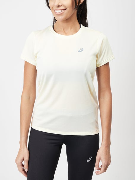 ASICS Womens Silver Short Sleeve Top