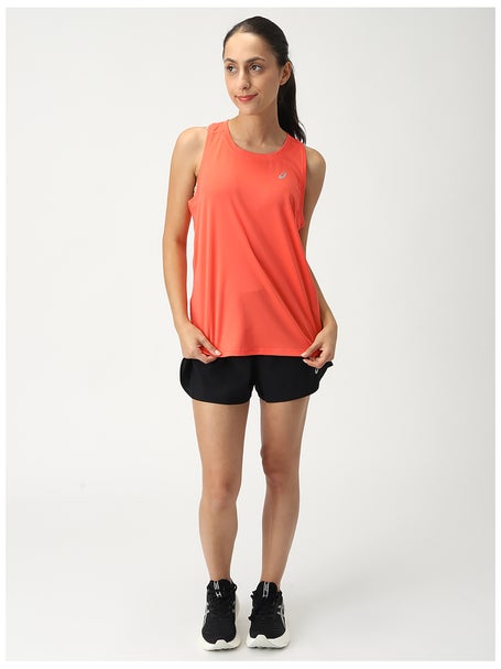 ASICS Womens Silver Tank Coral Reef