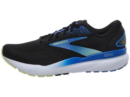 Brooks Ghost 16\Mens Shoes\Black/Cobalt/Neo Yellow