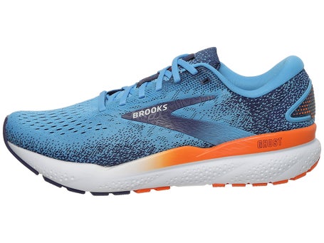 Brooks Ghost 16\Mens Shoes\Bonnie Blue/Blue/Orange