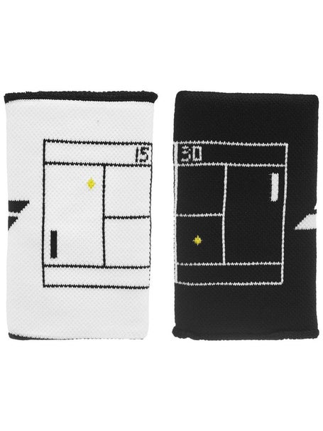 Babolat Jumbo Reversible Court Wristband Black/White