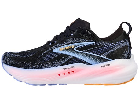 Brooks Glycerin 22\Womens Shoes\Black/Blue Heron/Orang