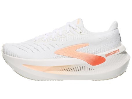 Brooks Glycerin Max 2\Womens Shoes\White/Coral/Peach