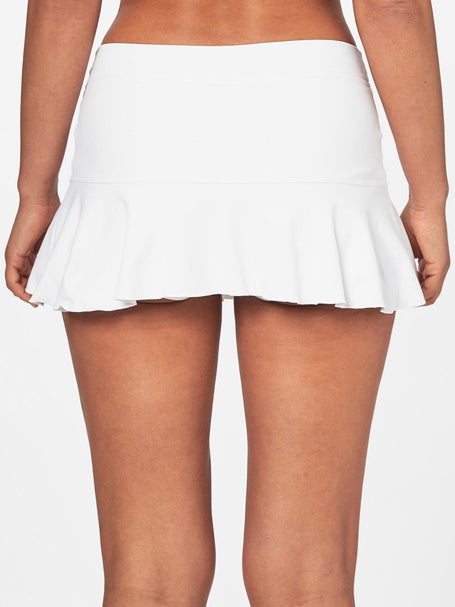 BB Womens Flounce Skirt -White