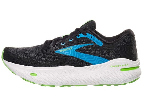 Brooks Ghost Max\Mens Shoes\Black/Atomic Blue/Jasmine