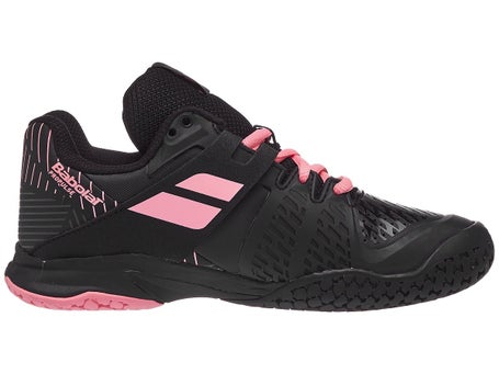 Babolat Propulse Black/Pink Junior Shoes | Tennis Only