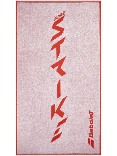Babolat Medium Logo Towel White/Stike Red