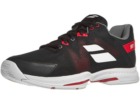 Babolat SFX3 AC  Mens Shoe\Black/Poppy Red