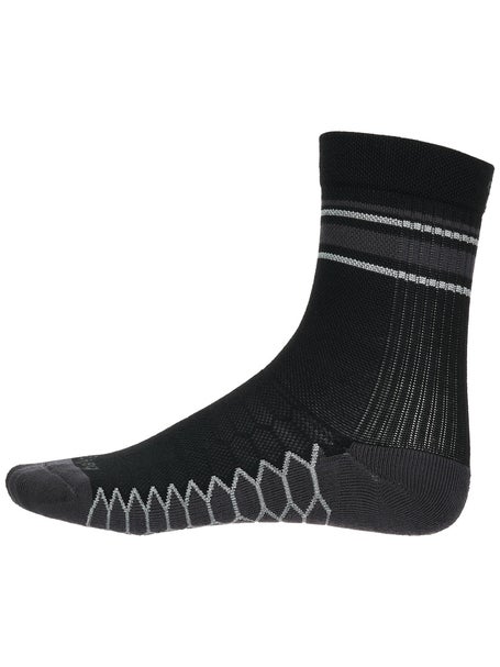 Balega Silver Mini Crew Socks Black