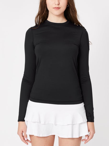 BloqUV Womens Long Sleeve Top - Black