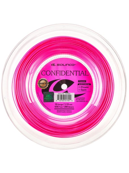 Solinco Confidential Soft 18/1.15 String Reel - 200m