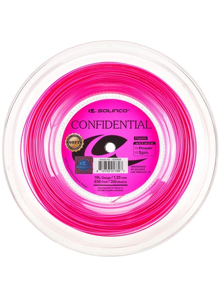 Solinco Confidential Soft 16L/1.25 String Reel - 200m