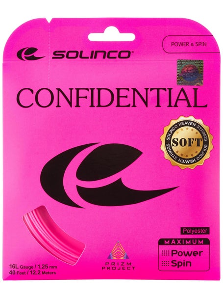 Solinco Confidential Soft 16L/1.25 String