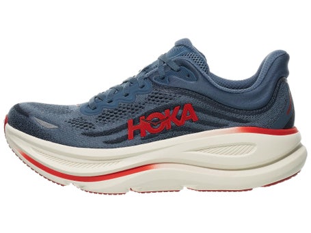 HOKA Bondi 9\Mens Shoes\Thunder Cloud/Vermillion
